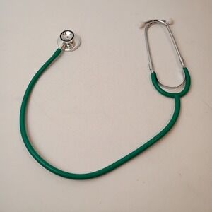Dual Head Stethoscope for Doctors, Medical Students for Nurses ( GREEN )